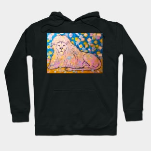 Pink lion. Narnia Hoodie